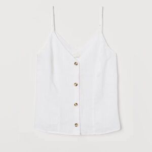 NWT H&M Linen Top